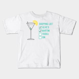 Shopping List Kids T-Shirt